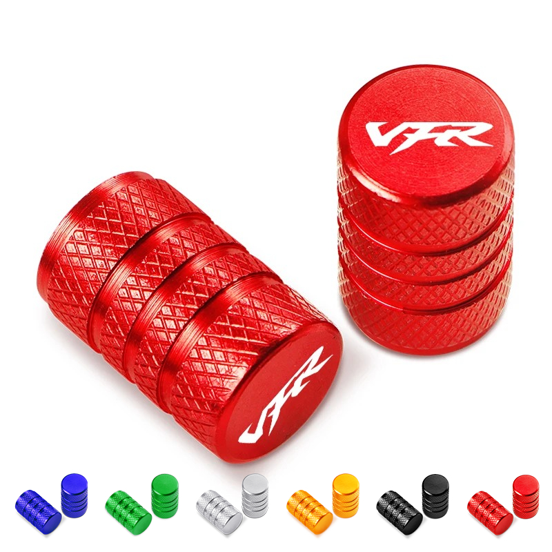 Motorcycle Valve Cover - 2 ชิ้น อุปกรณ์ตกแต่งมอเตอร์ไซค์ CNC ฝาครอบวาล์วล้อ ฝาครอบช่องลม