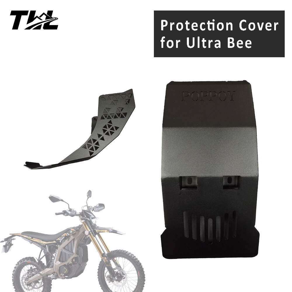 Engine Parts Motorcycle - ฝาครอบป้องกันเครื่องยนต์ส่วนล่างสำหรับรถมอเตอร์ไซค์ Sur-Ron Ultra Bee ทำจากสแตนเลสสตีลความแข็งแรงสูง