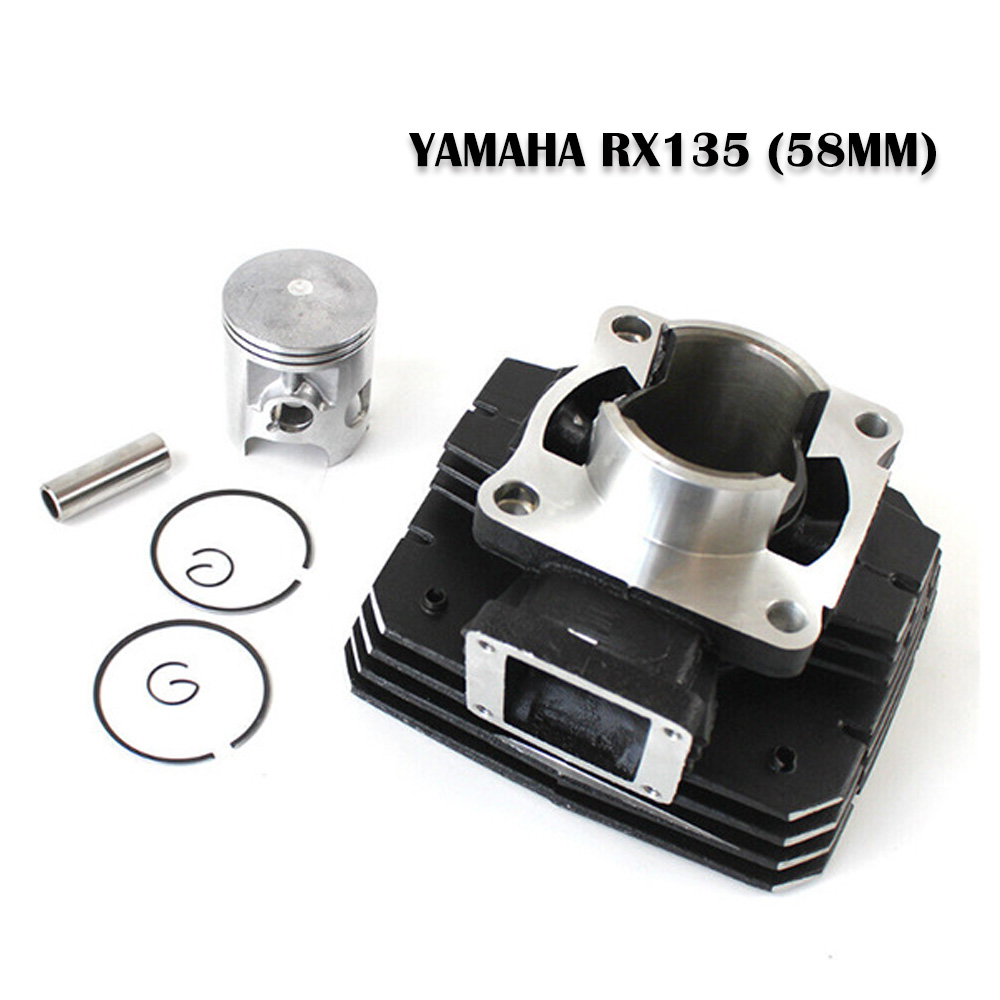 Motorcycle Gasket - ชุดปะเก็นแหวนลูกสูบบล็อกกระบอกสูบมอเตอร์ 58 มม. สำหรับ YAMAHA RX135