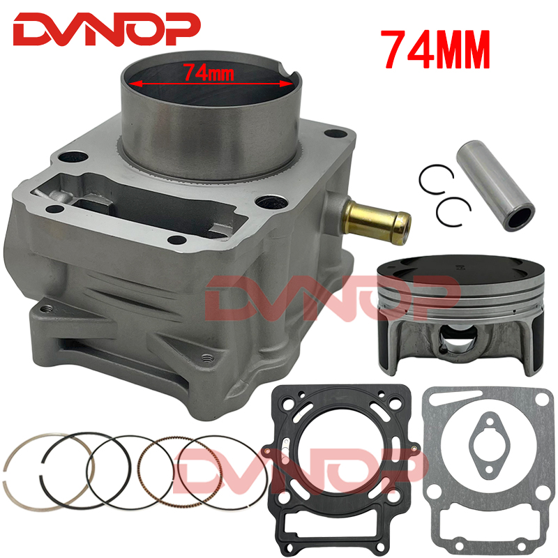 Motorcycle Engine Kit - ชุดแหวนลูกสูบ ปะเก็น สำหรับรถจักรยานยนต์ ขนาด 74 มม.