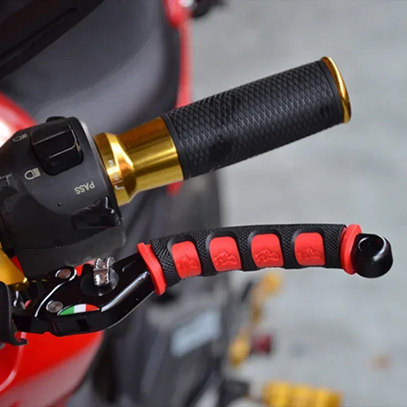 Motorcycle Clutch - 2 ชิ้น/เซ็ตรถจักรยานยนต์Handlebar Grip Universal Handle Barเบรคคลัทช์ฟองน้ํานุ่มโฟมGripsฝาครอบ