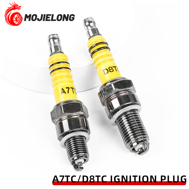 Motorcycle Spark Plug - หัวเทียนมาตรฐาน อุปกรณ์เสริมประสิทธิภาพสูง เหมาะสําหรับรถจักรยานยนต์ซูซูกิ ยามาฮ่า ฮอนด้า คาวาซากิ