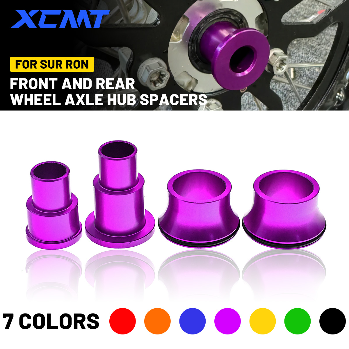 Motorcycle Gasket - รถจักรยานยนต์ด้านหน้าด้านหลังล้อ Hub Spacer Kit สําหรับ Sur