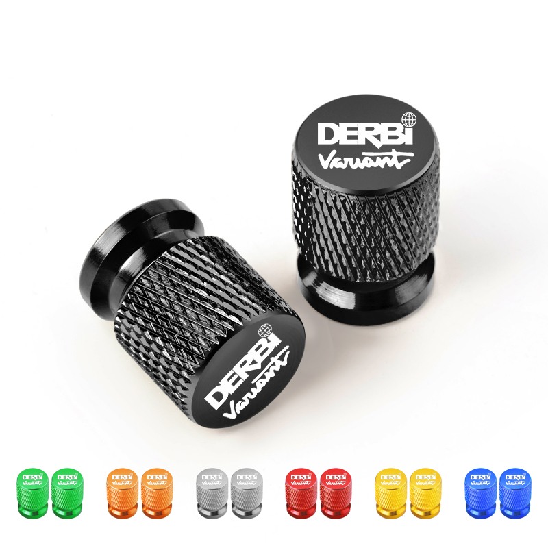 Motorcycle Valve Cover - 2PCS รถจักรยานยนต์ CNC ยางวาล์ว Air Port