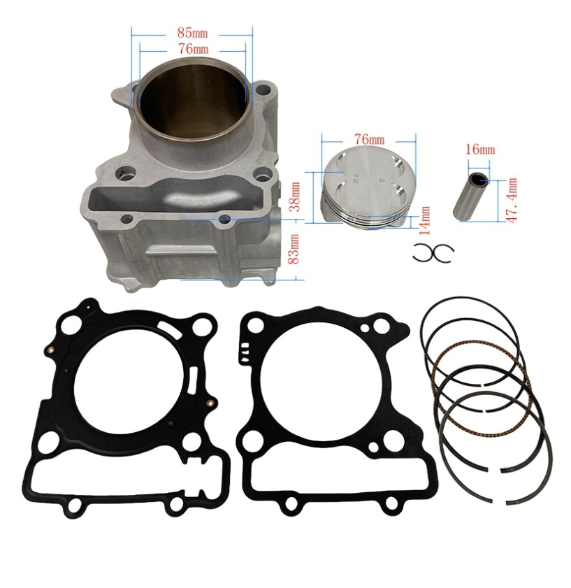 ชุดกระบอกสูบขนาดใหญ่ 76 มม. XM - Motorcycle Cylinder บทวิจารณ์และราคา