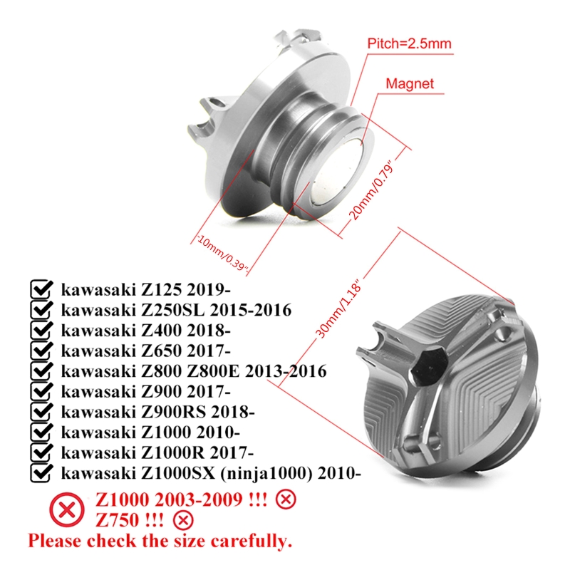 2026 สำหรับคาวาซากิ Z900 RS Z6 - Motorcycle Oil Filter บทวิจารณ์และราคา