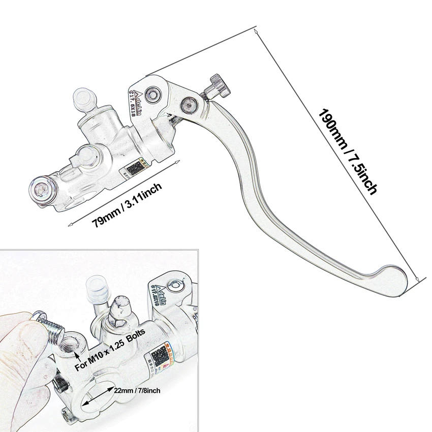 อะเดลิน ซิลเวอร์ 14 มม. 15 มม. - Motorcycle Piston บทวิจารณ์และราคา